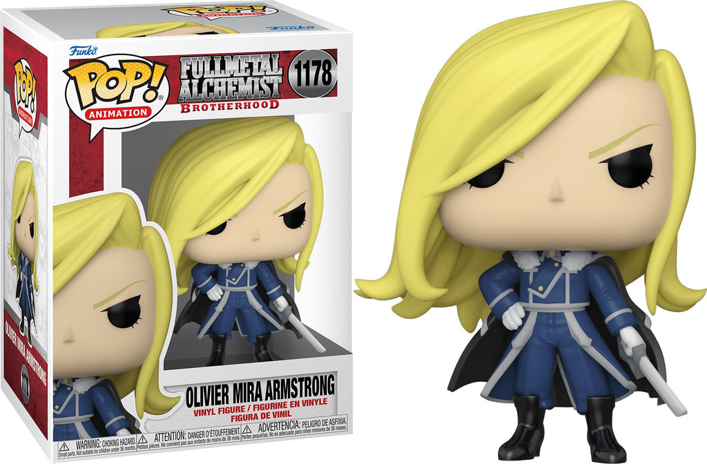 Fullmetal Alchemist Brotherhood Olivier Mira Armstrong Funko Pop! #1178