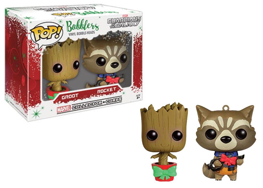 Funko Bobblers Guardians of the Galaxy Groot and Rocket Exclusive 2 Pack (Shelf Wear)