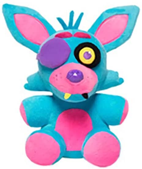 Funko Five Nights at Freddy's Blacklight Plush Plush Funko Foxy Blacklight Blue 