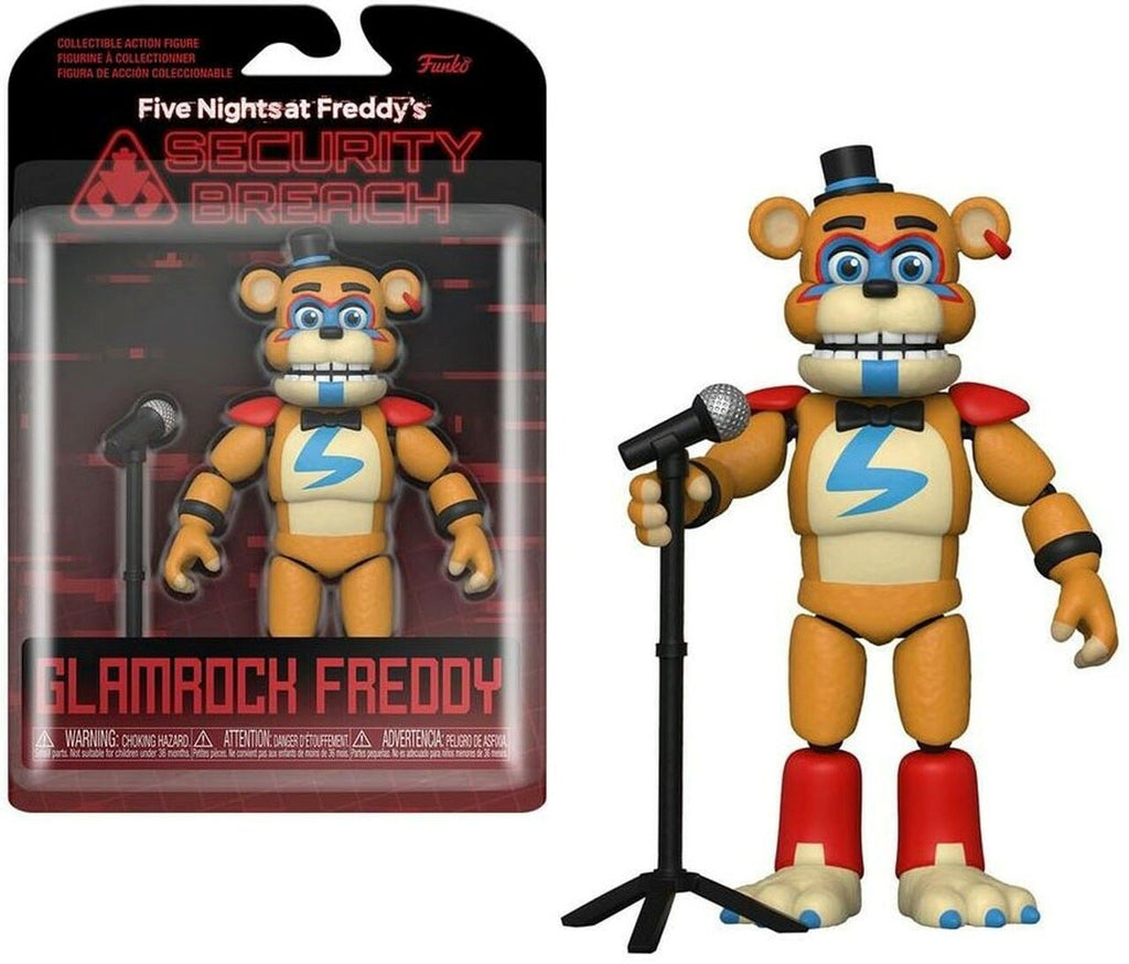 Funko Five Nights at Freddy's Pizza Plex Security Breach Glamrock Freddy Action Figure