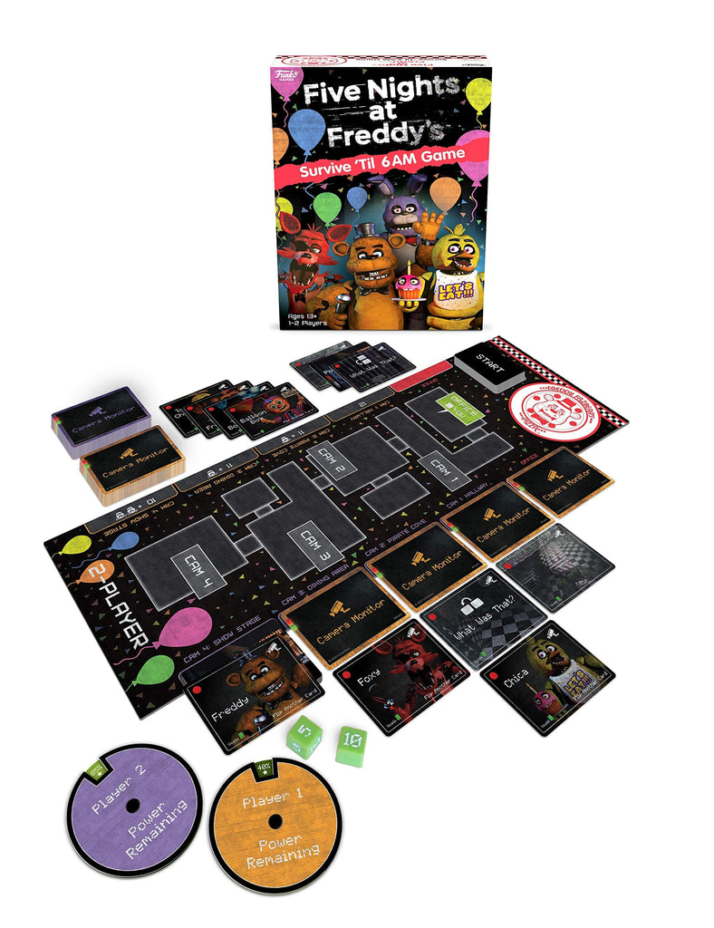 Funko Five Nights at Freddy's (Survive 'Til 6AM Game) Board Game