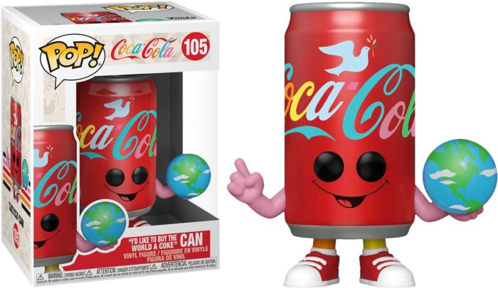 Funko Pop! Ad Icons Coca-Cola (I'd Like To Buy The World A Coke) Anniversary Can #105