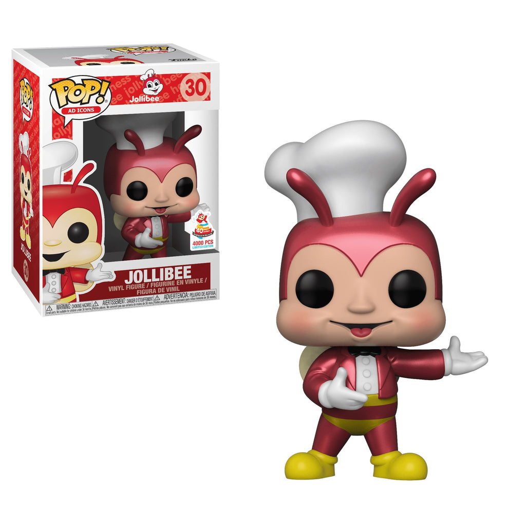 Funko Pop! Ad Icons Metallic Jollibee Limited Edition 4000 Pcs #30