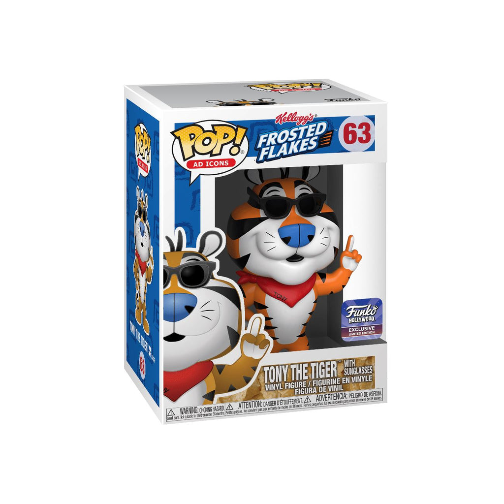 Funko Pop! Ad Icons Tony the Tiger w/ Sunglasses Hollywood Exclusive #63