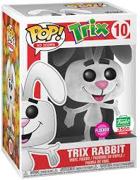 Funko Pop! Ad Icons Trix Rabbit Funko Shop Flocked Exclusive #10 (Light Box Damage)