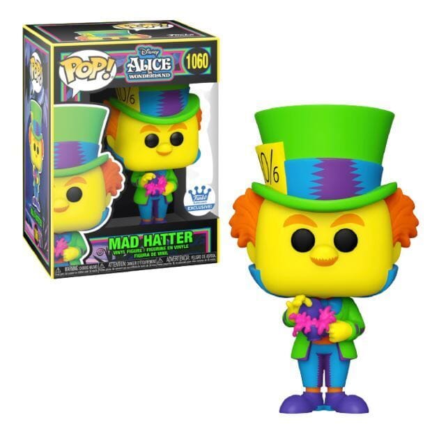 Funko Pop! Alice in Wonderland Blacklight Mad Hatter Exclusive #1060