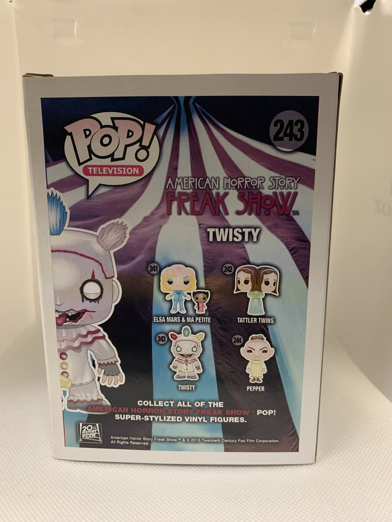 Funko Pop! American Horror Story Freak Show Twisty Unmasked (Damaged Box) Summer Convention Exclusive #243 Funko 