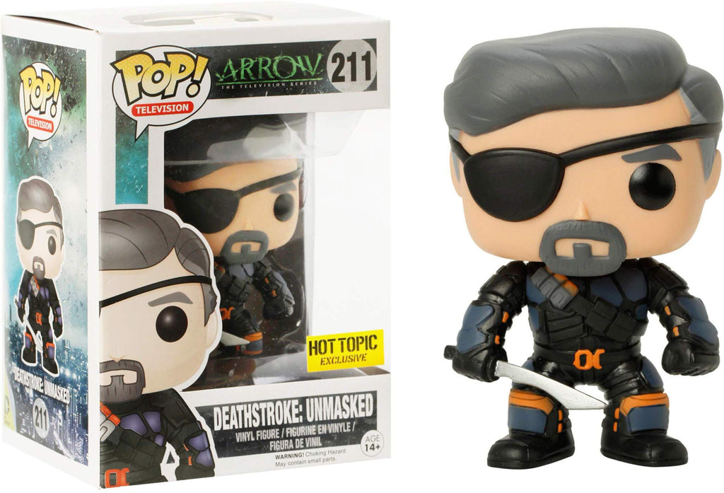 Funko Pop! Arrow Deathstroke Unmasked Exclusive #211