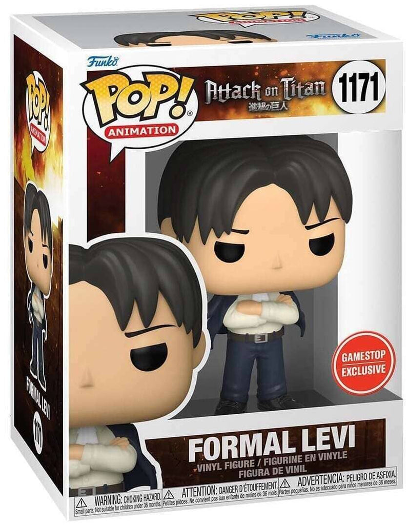 Funko Pop! Attack On Titan Formal Levi Exclusive #1171 (Gamestop Sticker)