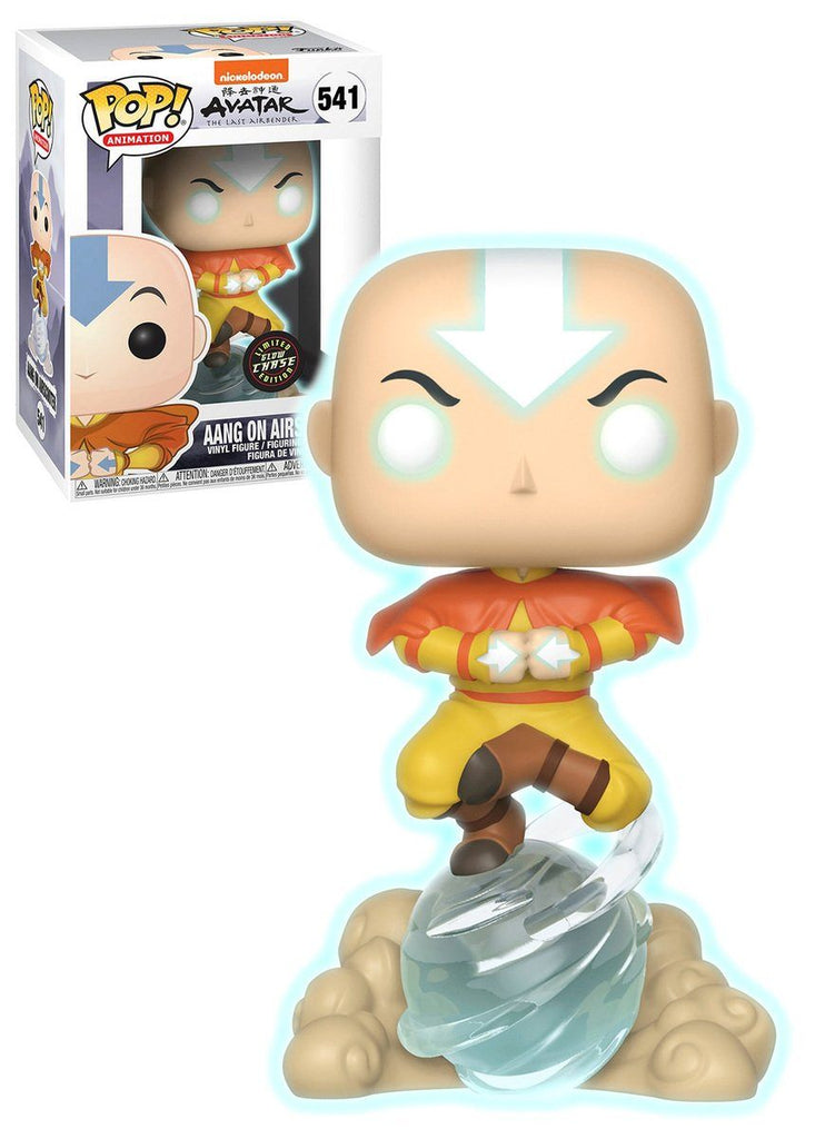 Funko Pop! Avatar: The Last Airbender Aang on Airscooter Glow in the Dark Chase Exclusive #541 (Special Edition Sticker)
