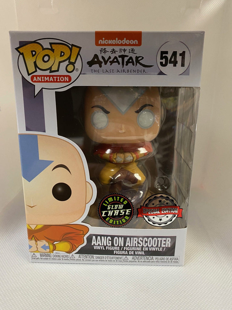 Funko Pop! Avatar: The Last Airbender Aang on Airscooter Glow in the Dark Chase Exclusive #541 (Special Edition Sticker) Funko 