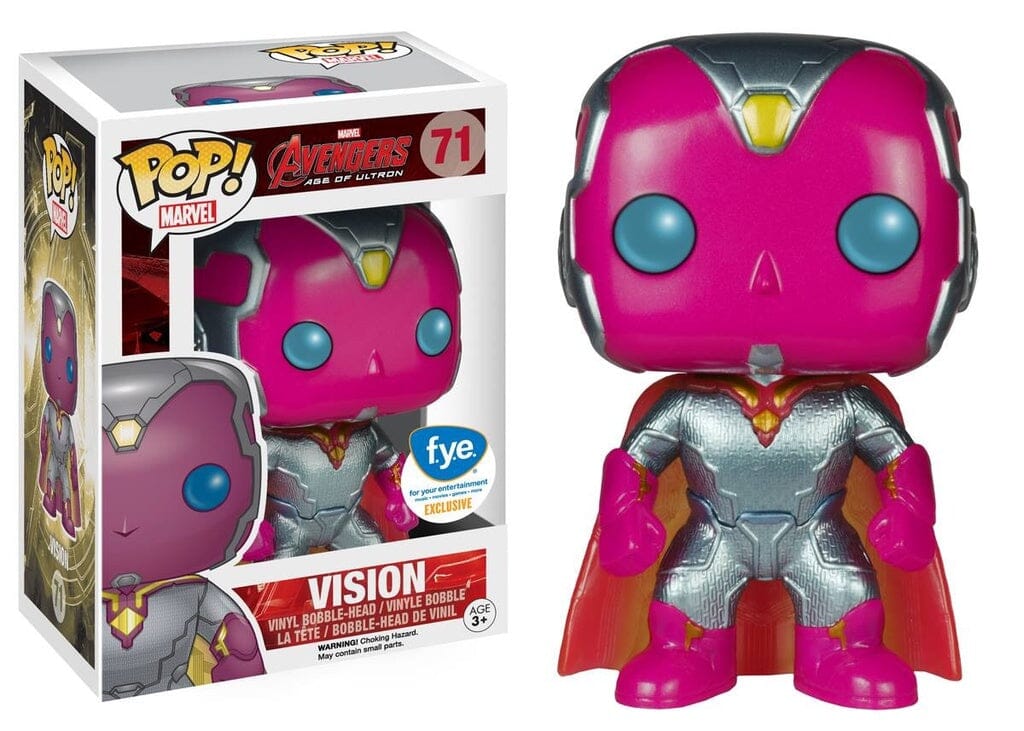 Funko Pop! Avengers Age of Ultron Vision (Metallic) Exclusive #71