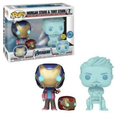 Funko Pop! Avengers: Endgame GID Morgan Stark & Tony Stark Exclusive 2-Pack