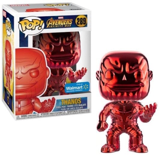 Funko Pop! Avengers Infinity War Thanos Red Chrome Exclusive #289