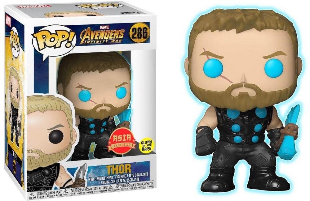Funko Pop! Infinity War Thor Glow in the Dark Asia Exclusive #286