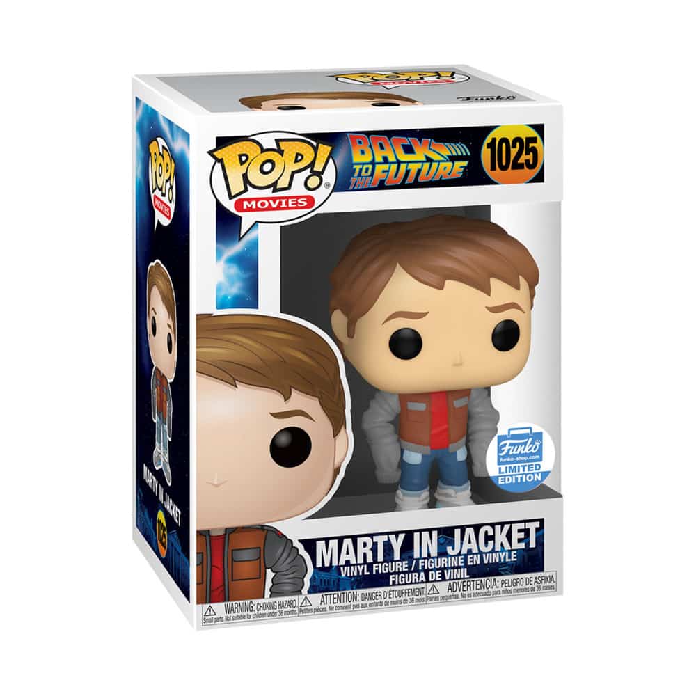Funko Pop! Back to the Future Marty in Jacket Exclusive #1025