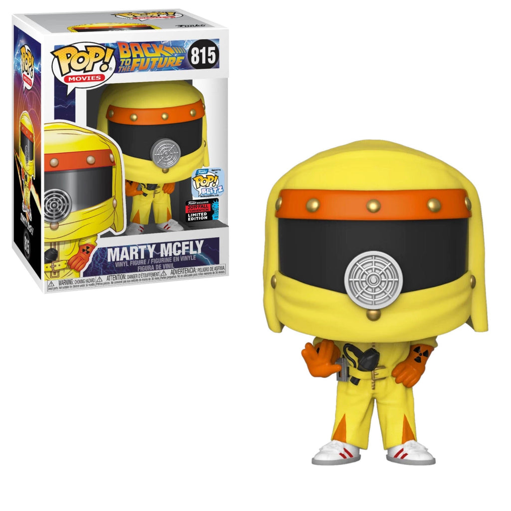 Funko Pop! Back to the Future Marty Mcfly Anti-Radiation Suit Fall Exclusive #815
