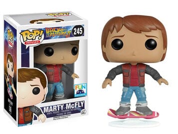 Funko Pop! Back to the Future Marty McFly (Hoverboard) Exclusive #245