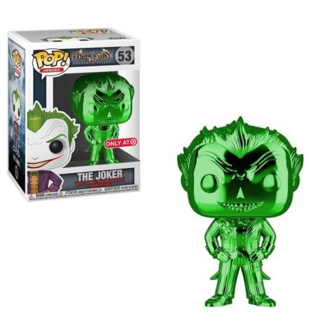 Funko Pop! Batman Arkham Asylum The Joker Green Chrome Target Exclusive #53