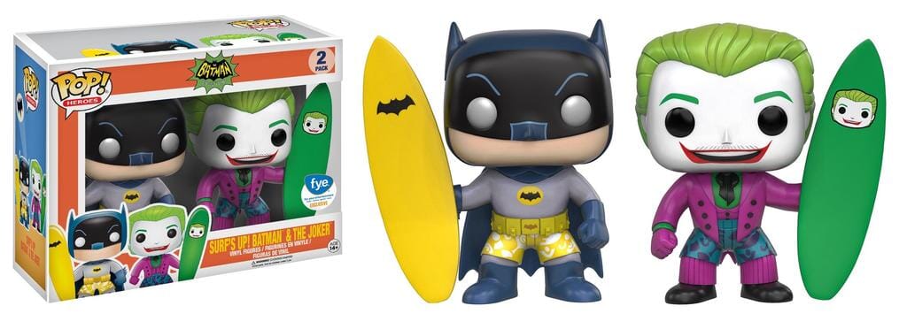Funko Pop! Batman Classic TV Series Batman & Joker Surf's Up Exclusive 2-Pack 