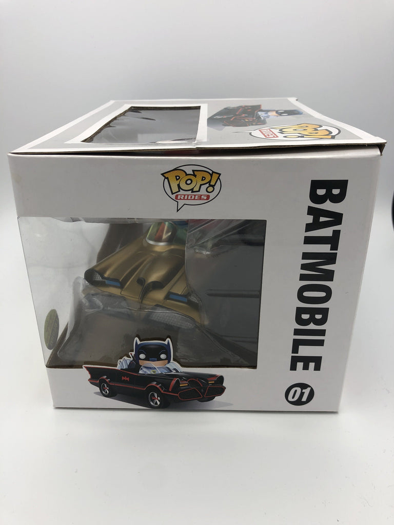 Funko Pop! Batman Classic TV Series Gold Batmobile Exclusive #01 (Light Box Damage) Funko 