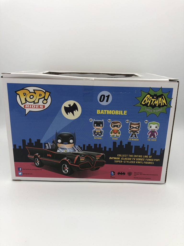 Funko Pop Batman Classic TV Series Gold Batmobile Exclusive 01 Ligh Undiscovered Realm