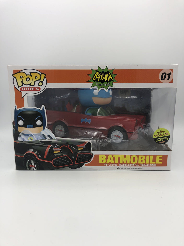 Funko Pop! Batman Classic TV Series Red Batmobile Exclusive #01 (Shelf Wear)