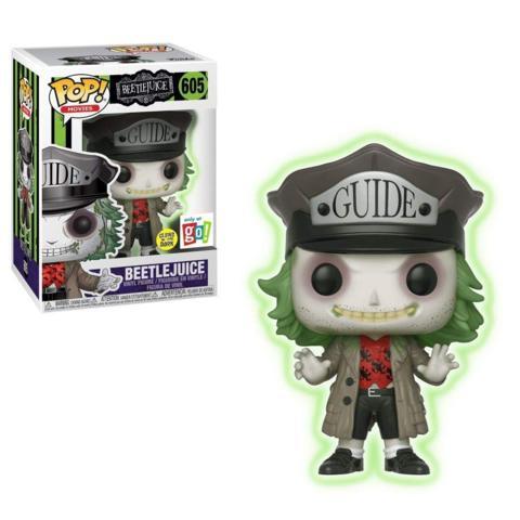 Funko Pop! Beetlejuice with Hat Glow in the Dark Exclusive #605