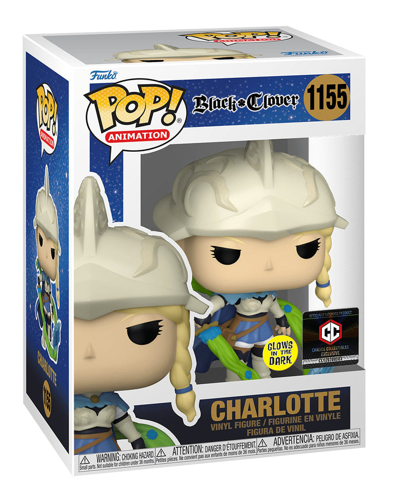 Funko Pop! Black Clover Charlotte Glow Exclusive #1155