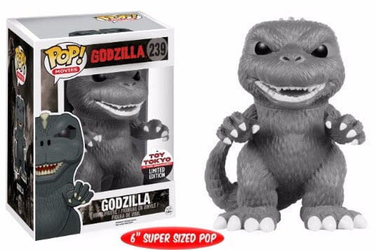 Funko Pop! Black & White Godzilla NYCC Exclusive 6 Inch #239