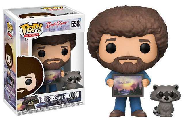 Funko Pop! Bob Ross with Raccoon #558