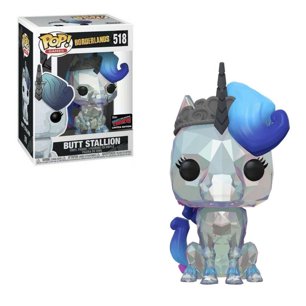 Funko Pop! Borderlands Butt Stallion NYCC Official Sticker Exclusive #518