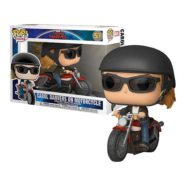 Funko Pop! Captain Marvel Carol Danvers On Motorcycle #57