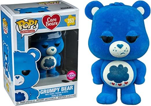 Funko Pop! Care Bears Grumpy Bear Flocked #353
