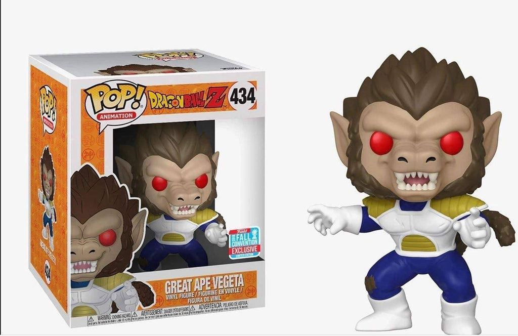 Funko Pop! DBZ Dragon Ball Z Great Ape Vegeta 6 Inch NYCC Shared Exclusive #434