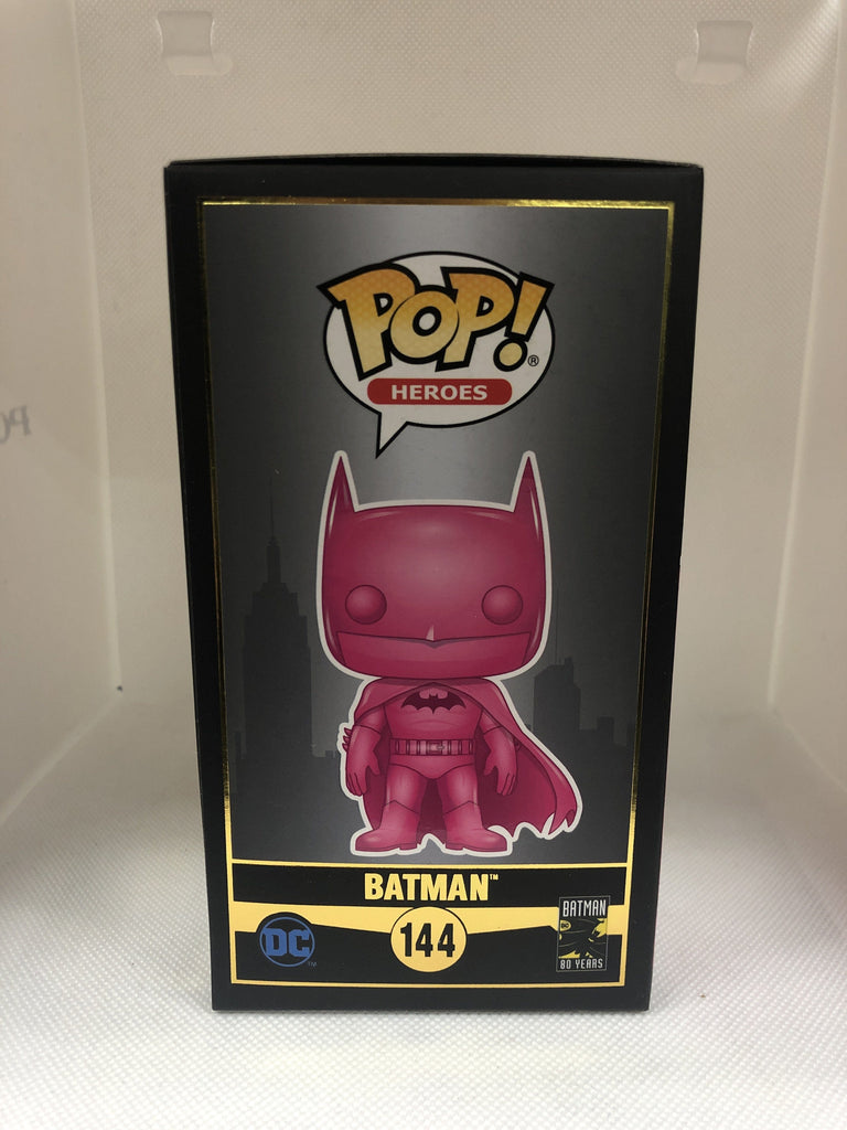 Funko Pop! DC Batman Pink Chrome NYCC Official Sticker Exclusive #144 1500 PCS Funko 