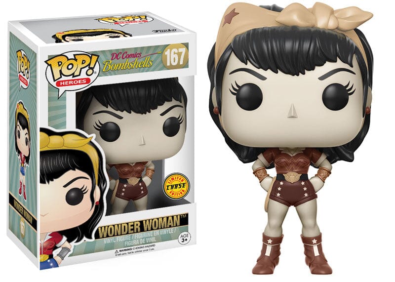 Funko Pop! DC Comics Bombshells Wonder Woman (Sepia) Chase #167