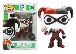 Funko Pop! DC Comics Harley Quinn Metallic Exclusive #34 (Box Damage)