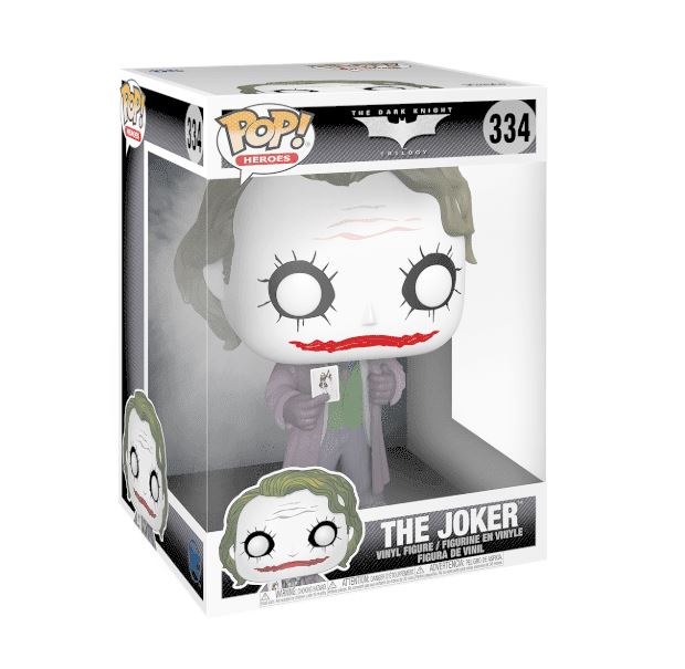 Funko Pop! DC Dark Knight The Joker 10 Inch #334 (Additional Shipping Fees Apply) Funko 