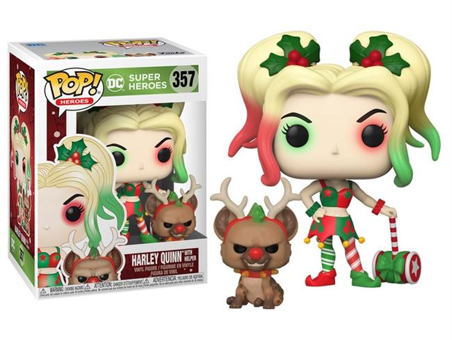 Funko Pop! DC Holiday Harley Quinn with Helper #357