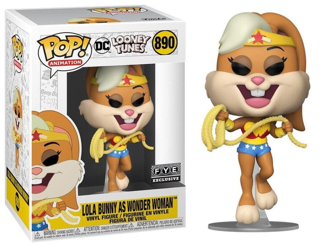 Funko Pop! DC Looney Tunes Lola Bunny as Wonder Woman Exclusive #890