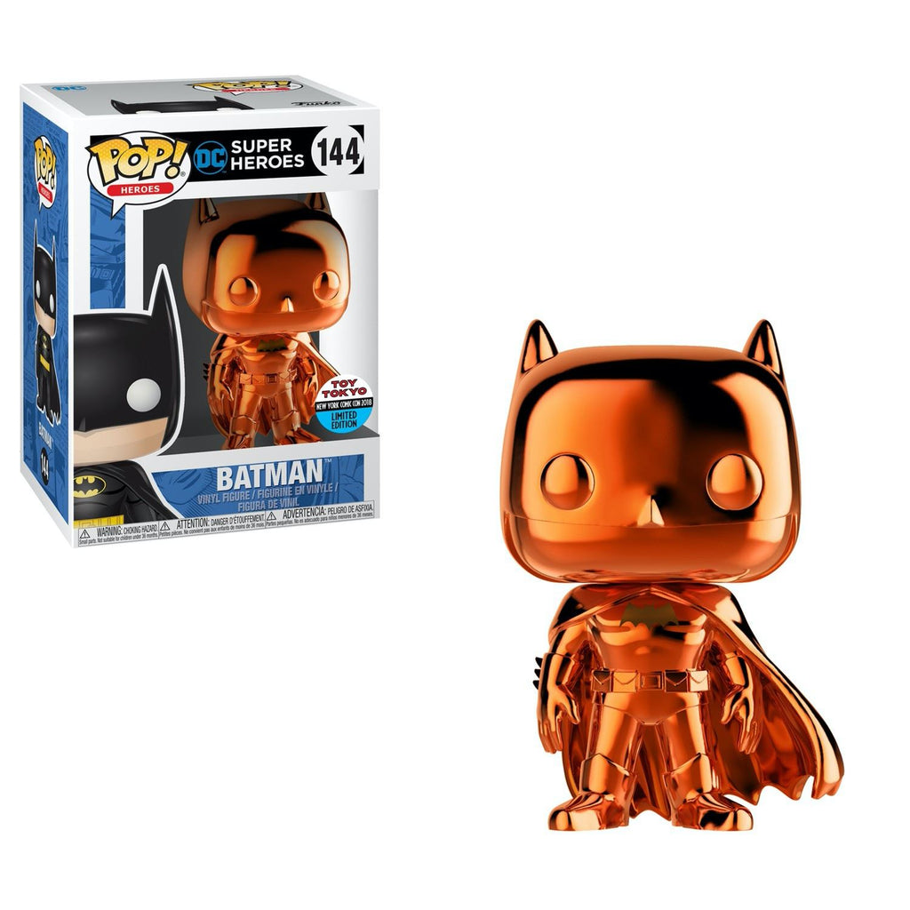 Funko Pop! DC Orange Chrome Batman Exclusive #144