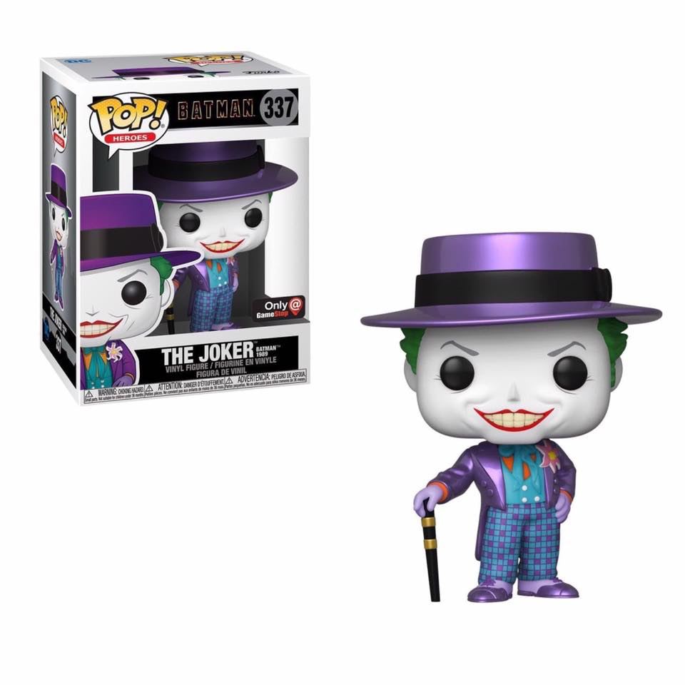 Funko Pop! DC The Joker 1989 Metallic Exclusive #337