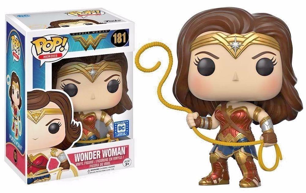 Funko Pop! DC Wonder Woman with Lasso Legion of Collectors Exclusive #181