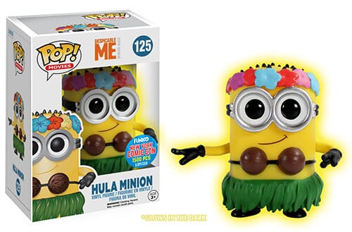 Funko Pop! Despicable Me Hula Minion (Glow in the Dark) NYCC Exclusive (1500 PCS) #125