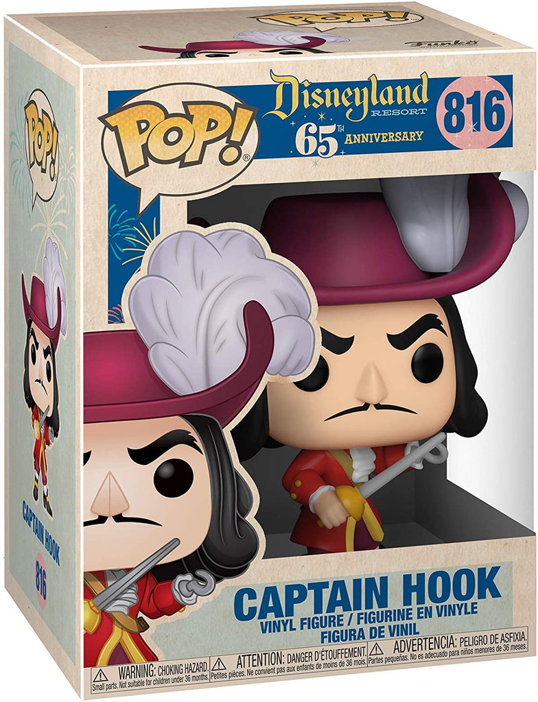 Funko Pop! Disney 65th Captain Hook (New Pose) #816