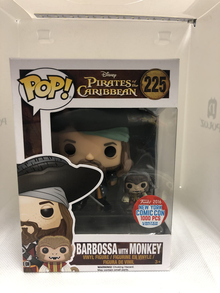 Funko Pop! Disney Barbossa with Monkey NYCC Exclusive #225