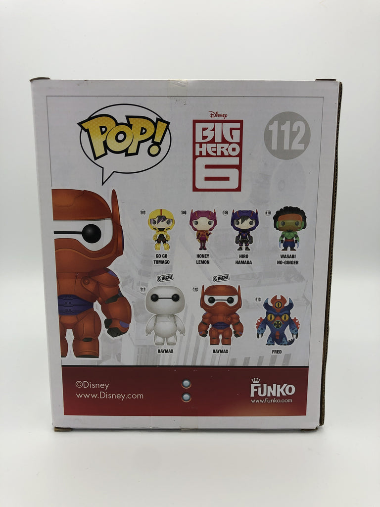 Funko Pop! Disney Big Hero 6 Baymax Fun Exclusive 6 Inch #112 (Light Box Damage) Funko 