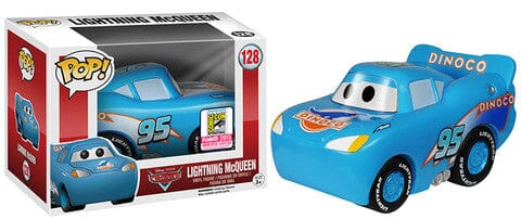 Funko Pop! Disney Cars Lightning McQueen (Dinoco) SDCC Exclusive #128