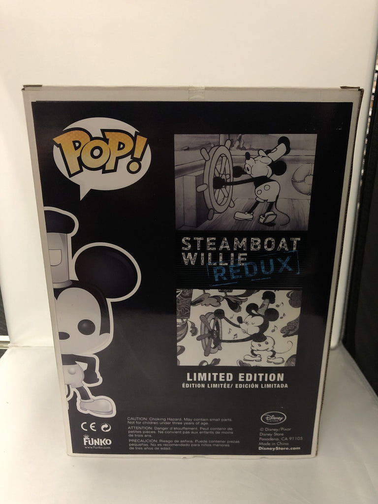 Funko Pop! Disney Giant Steamboat Willie Mickey Mouse Blue D23 Exclusive #24 Funko 